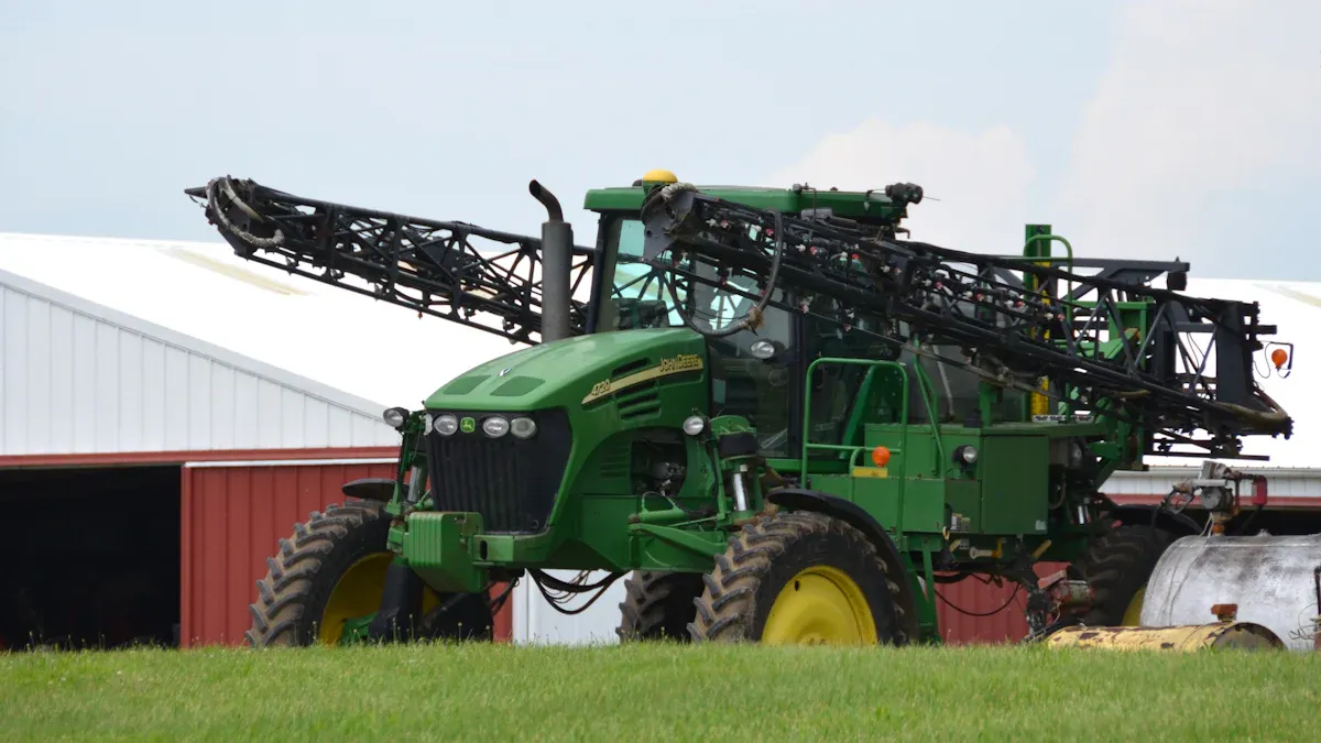 Komponen Traktor Penyemprot Jagung